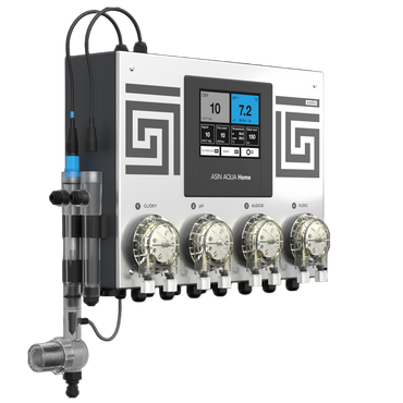 Doseringsstation ASIN Aqua Home för syrebaserad rening, fyra pumpar