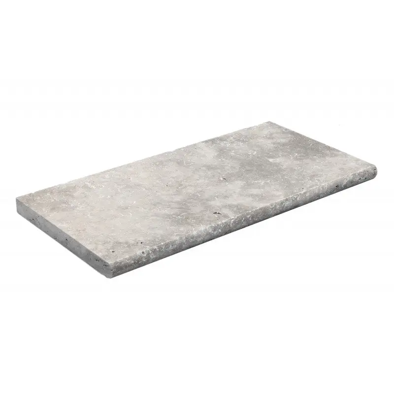 Grå naturstenplatta Natura Kiruna paket med texturerad yta och rundade kanter