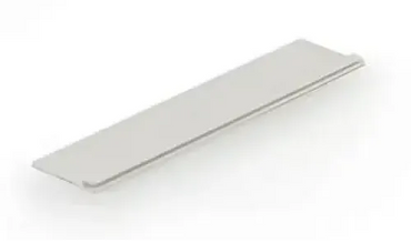 Silvrig metallisk stång för snap-in list vid bygga pool