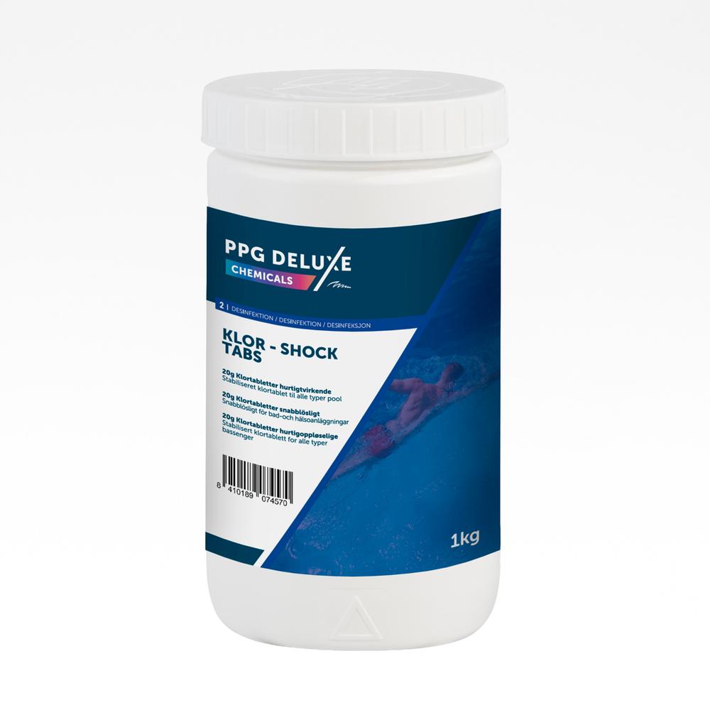 PPG Deluxe snabbklortabletter 20 g, 1 kg