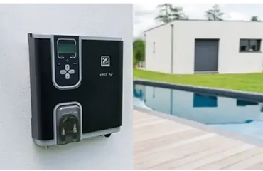 Zodiac Exo väggmonterad EV-laddstation med inbyggd anslutning, svart och silver