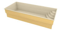 Glasfiberpool Papeete 700 7,00m x 3,50m x 1,50m