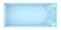 Glasfiberpool Aruba 800 8,20m x 3,70m x 1,50m