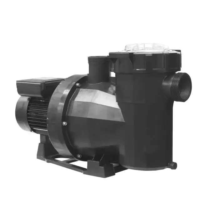 AstralPool Victoria Plus tyst cirkulationspump med svart plast och klar topp