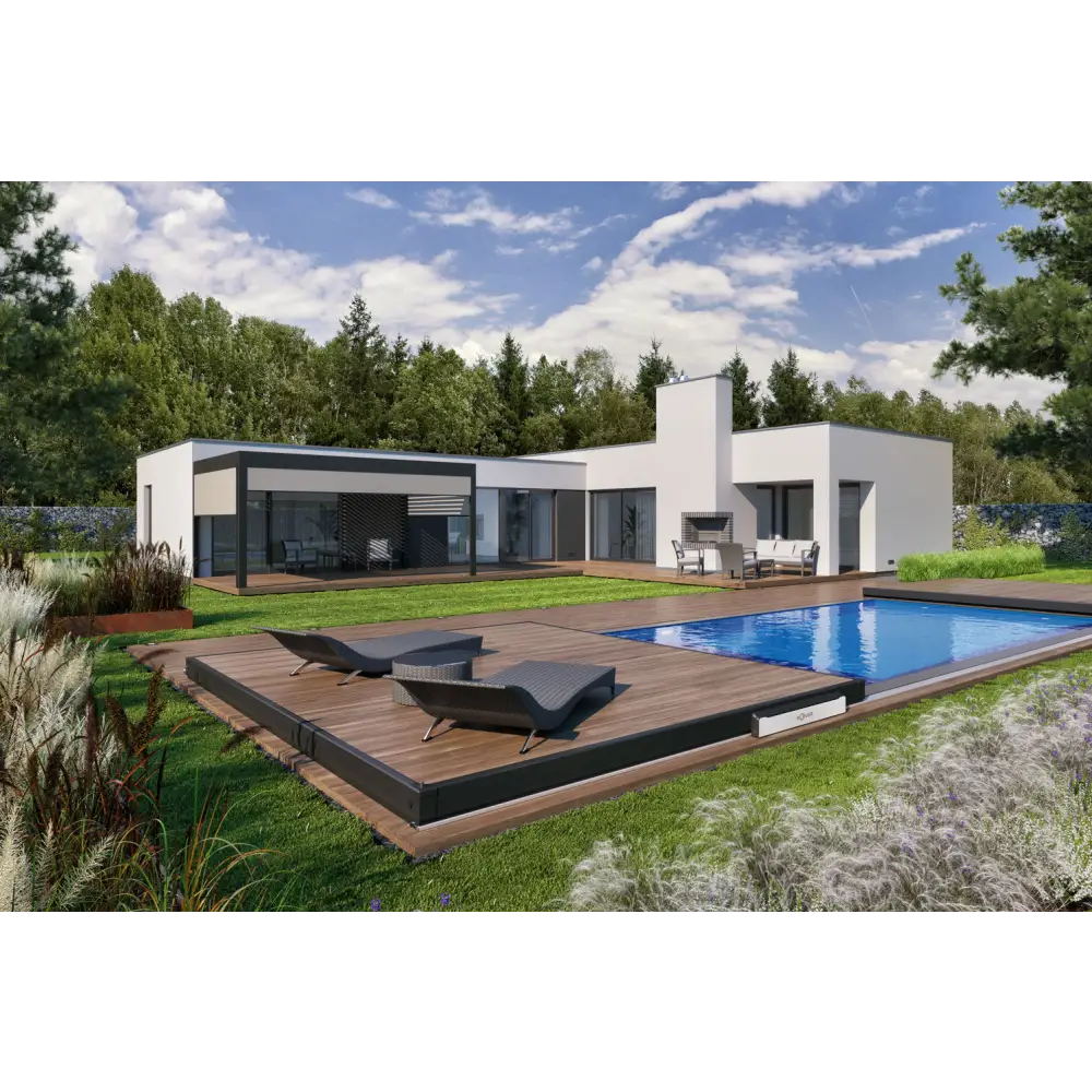 Modern Bergen Deck A med mobil poolterrass året runt