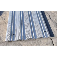 Silvrig metallisk pooldeckramp med extra skenor och pooltak kit icon