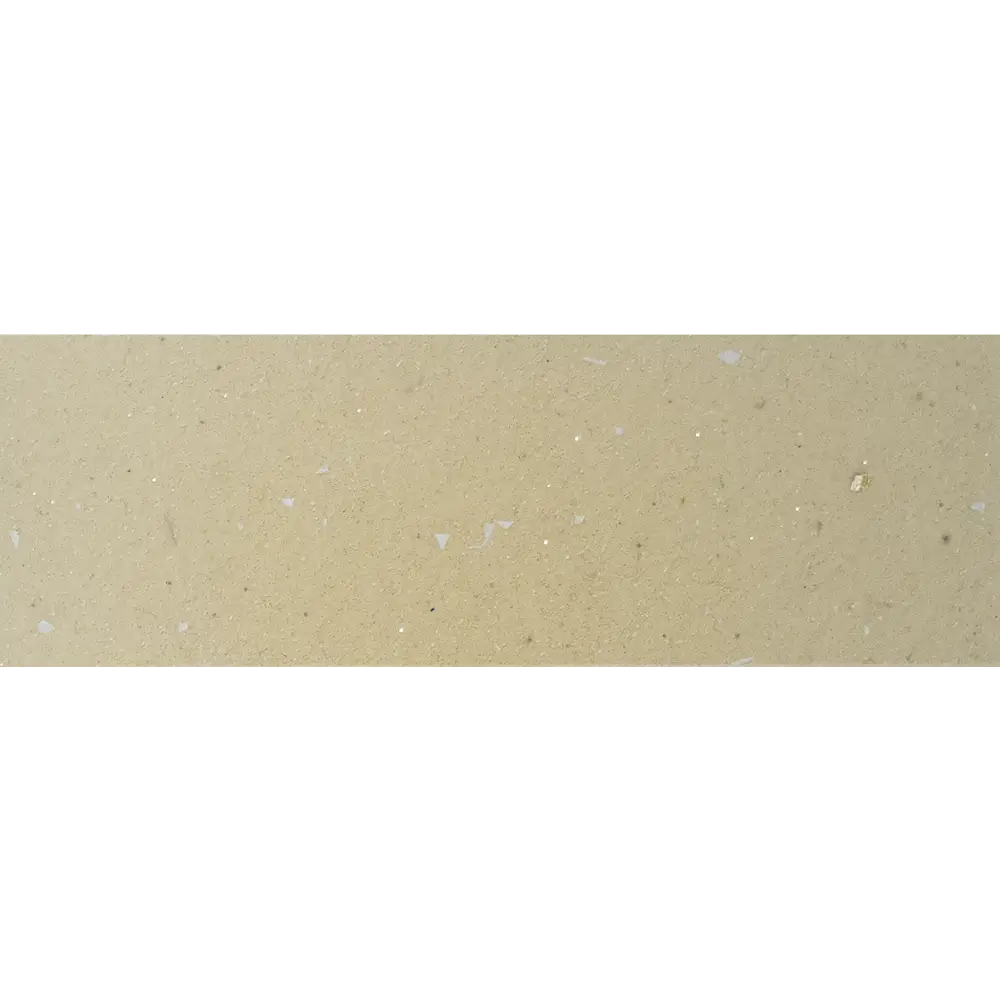 Beige glasfiberpool Aruba 700 med texturerad yta och vita metalliska fläckar