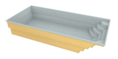 Glasfiberpool Aruba 800 8,20 m x 3,70 m x 1,50 m