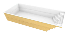 Glasfiberpool Aruba 800 8,20 m x 3,70 m x 1,50 m
