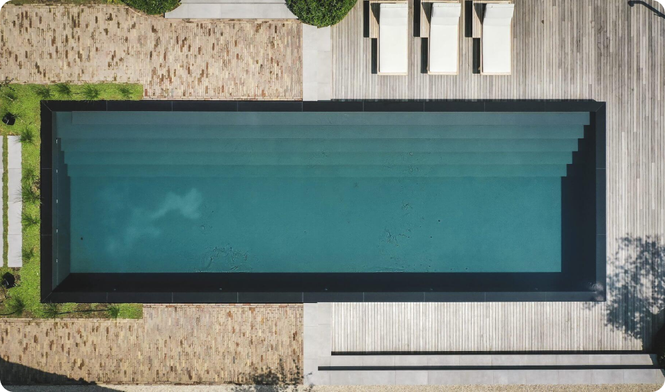 Pooltime Exclusive 10/20 mm skimmer Overjordisk PP-pool 4 x 12 x 1,5 m