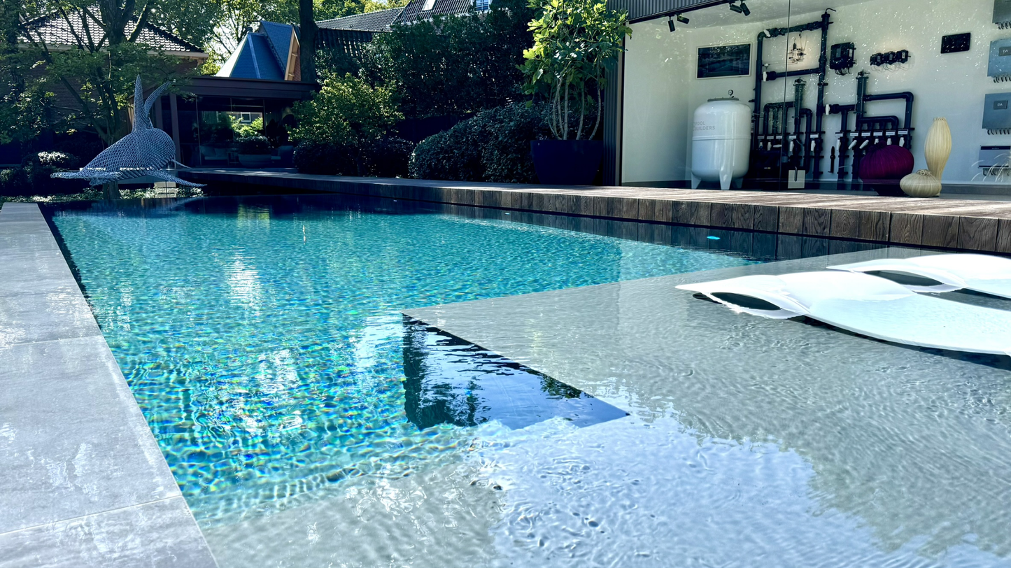 Pooltime Exclusive 10/20 mm skimmer Overjordisk PP-pool 4 x 12 x 1,5 m