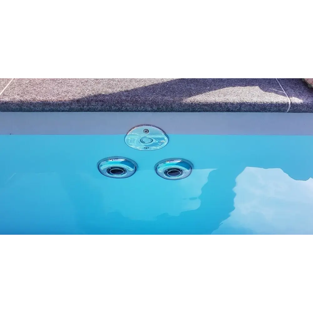 Silvriga cirkulära poolstrålar med reflekterande finish i Natura Kiruna paket