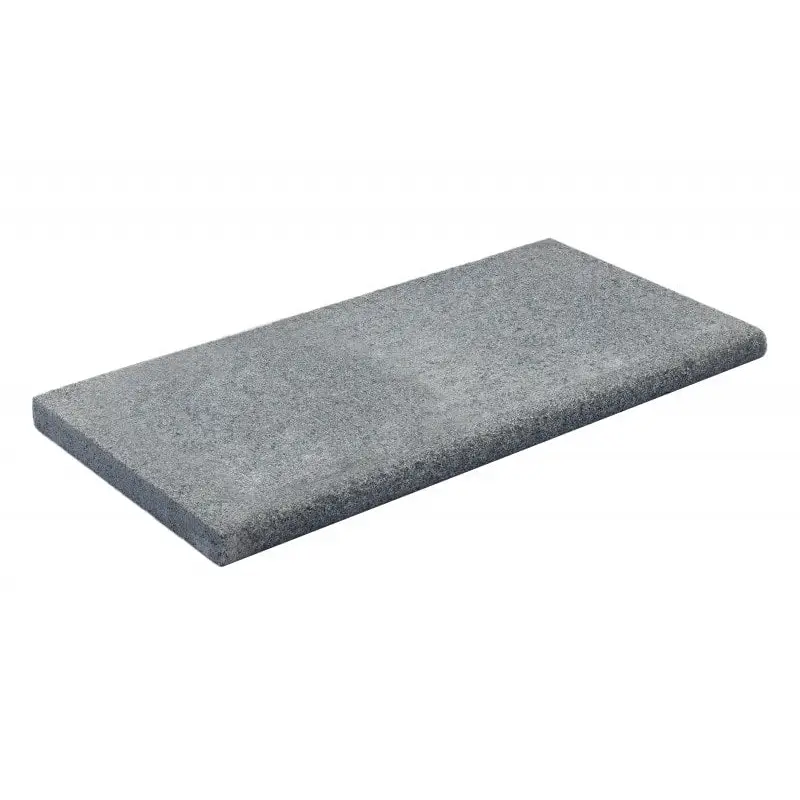 Grå rektangulär naturstenstrappa Natura Kiruna paket med texturerad yta