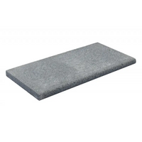 Grå rektangulär naturstenstrappa Natura Kiruna paket med texturerad yta