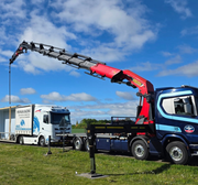 Kunden er selv ansvarlig for aflæsning med hjullæsser / traktor / truck