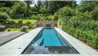 Leisurepools Linear Høj Vandlinje 3,3×6-11m, 1,5m dyb