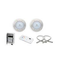 Pahlen Belysningspaket PREMIUM+ med vita runda LED-poolljus