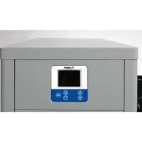 Pahlen Calidi ZP 17 grå styrpanel med vitblå display och fyra knappar