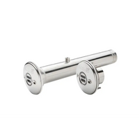 Kromfinishad rostfritt syrafast stål USB-laddport för båt, Pahlen Sugmunstycke Classic