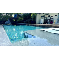 Pooltime Exklusiv ovanmark PP pool med klar blå oändlighet