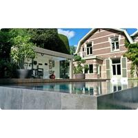 Modern ovanmark PP pool med 20mm skimmer och infinitykant