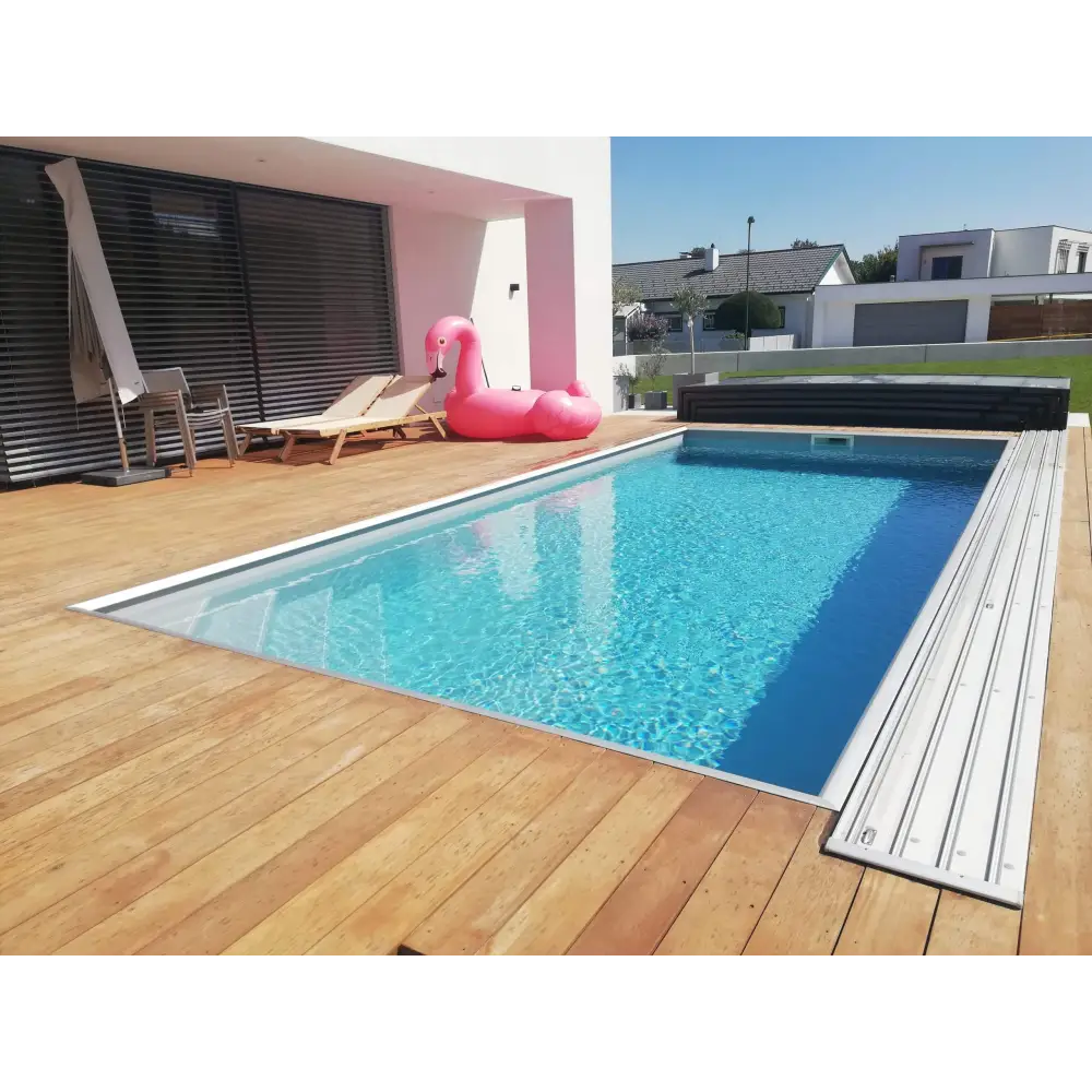 Ljusrosa uppblåsbar flamingo för Pooltime exklusiv 12mm pool