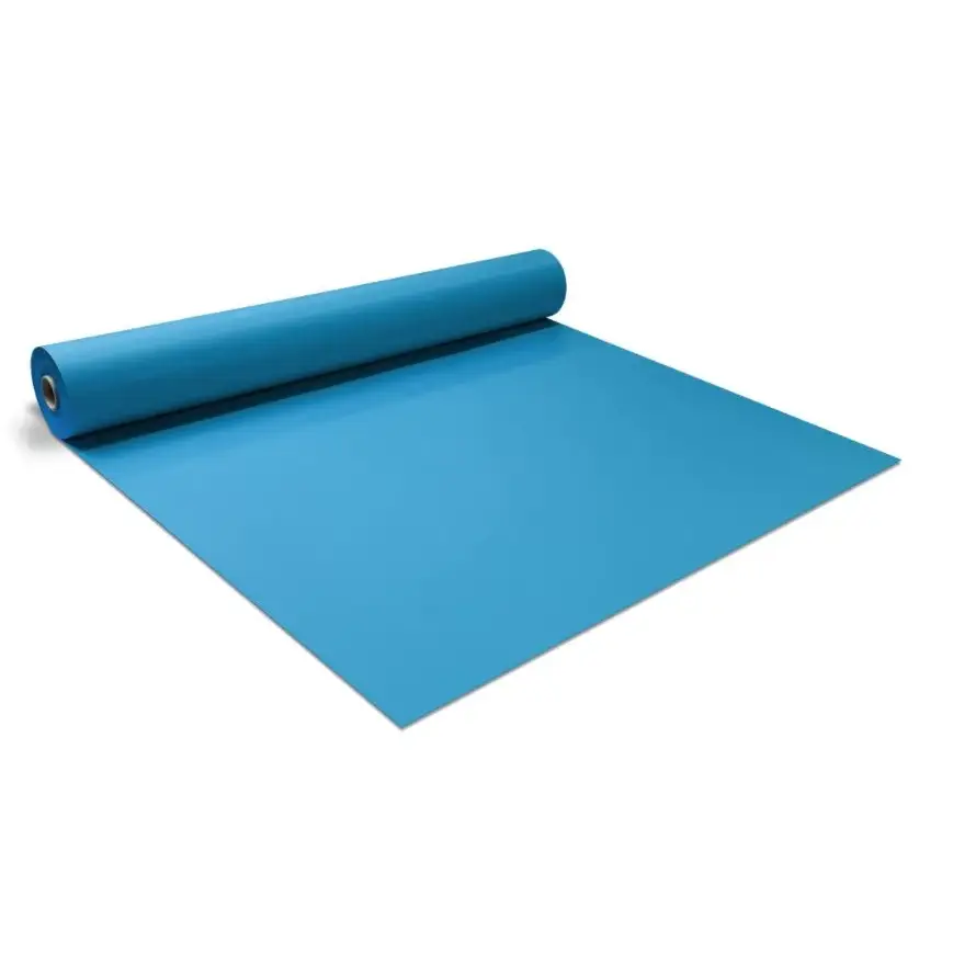 Blå rulle snap-in liner 0,75mm standardfärg rektangulär