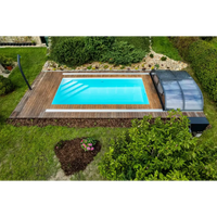 ThermoPP POOLPAKET QBIG 3×6 med rektangulär pool och glasroof