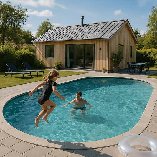 Oval pool Toscana