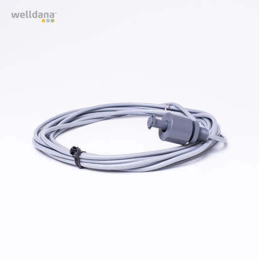 Welldana flyderkontakt 12 V med 5 m kabel