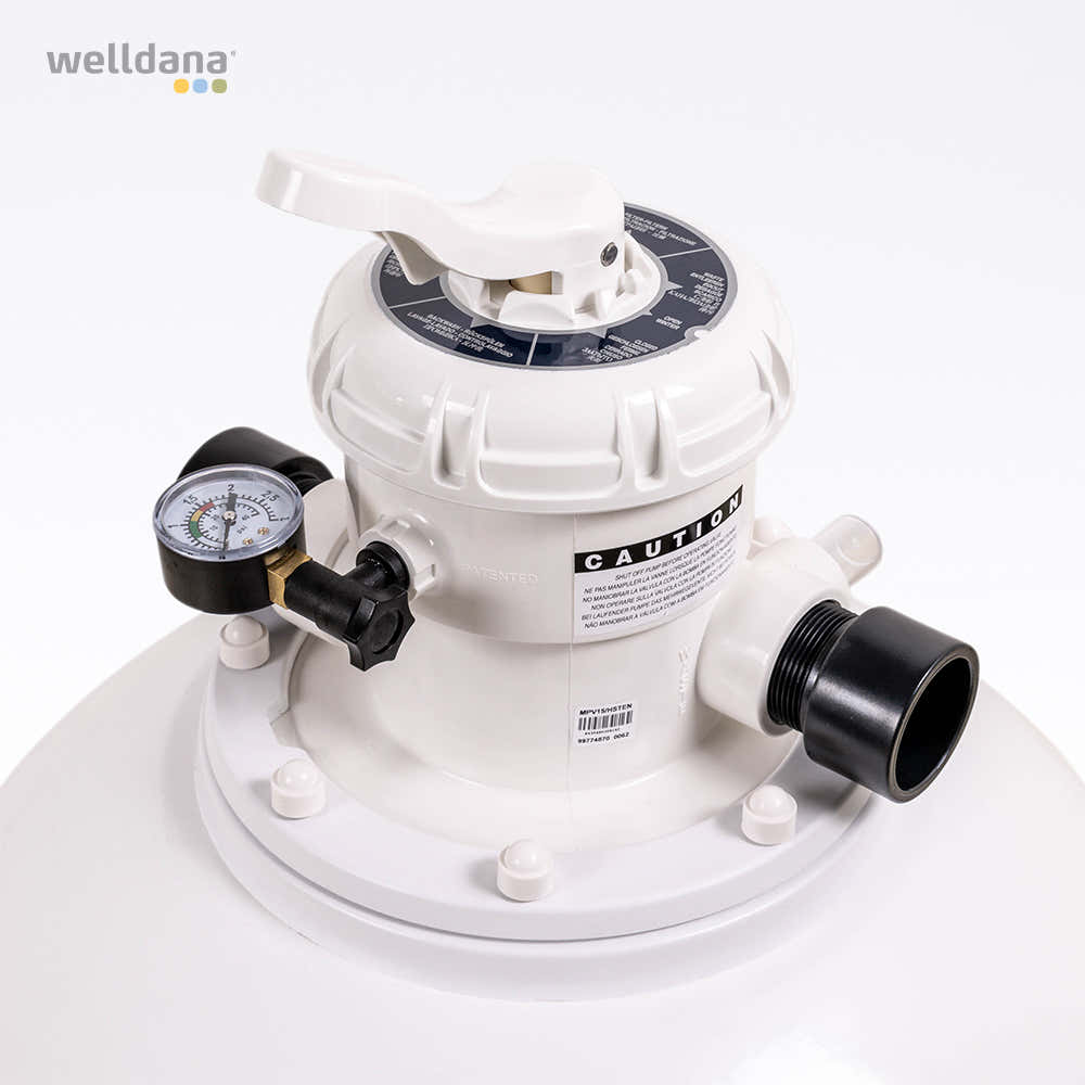 PPG sandfilter med top- eller sideventil