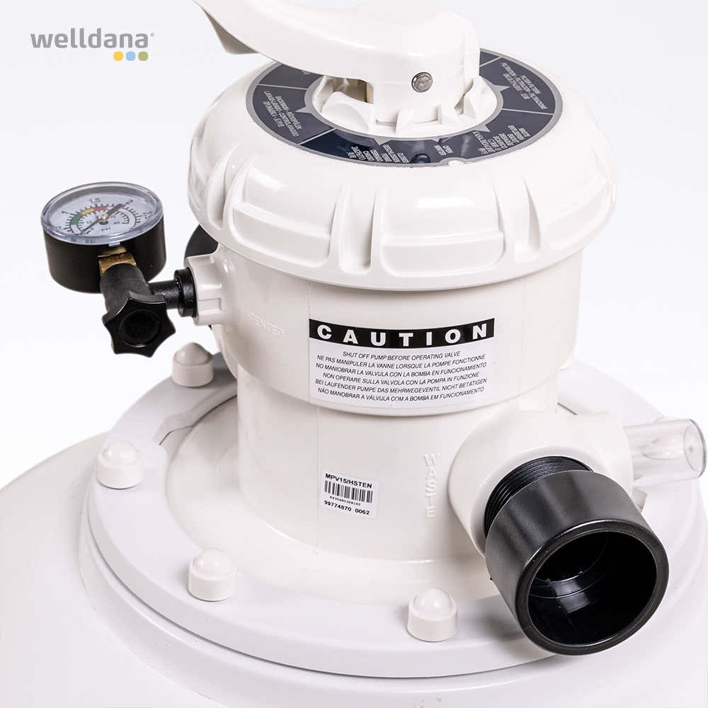 PPG sandfilter med top- eller sideventil