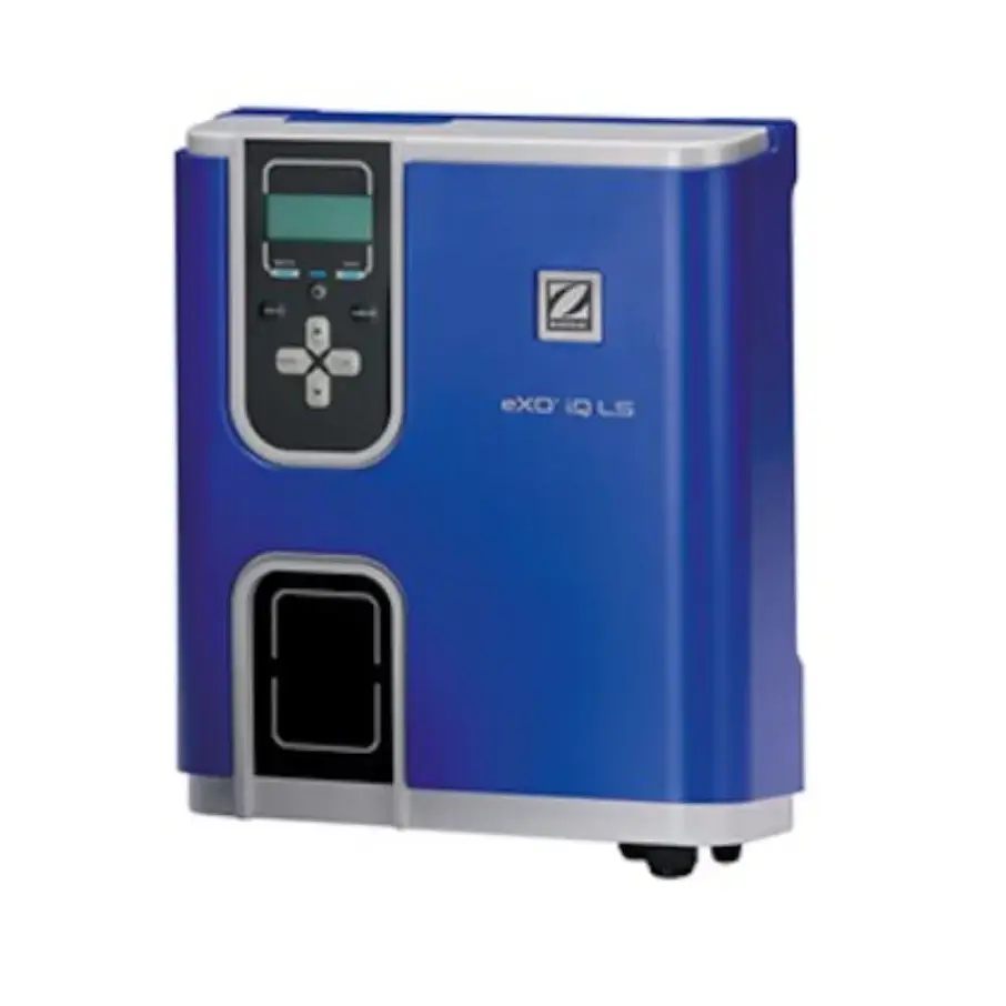 Blå Zefyr Exo IQ Low med låg salthalt, blåsilver panel med display